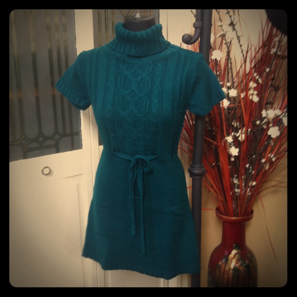 Green Sweater Dress